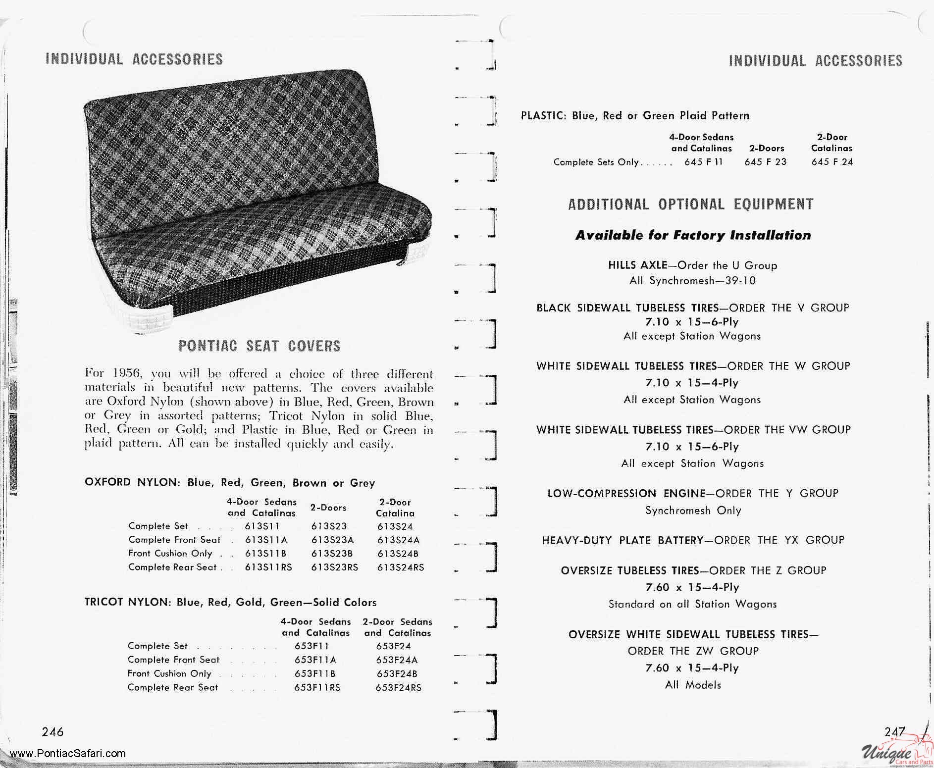 1956 Pontiac Facts Book Page 67